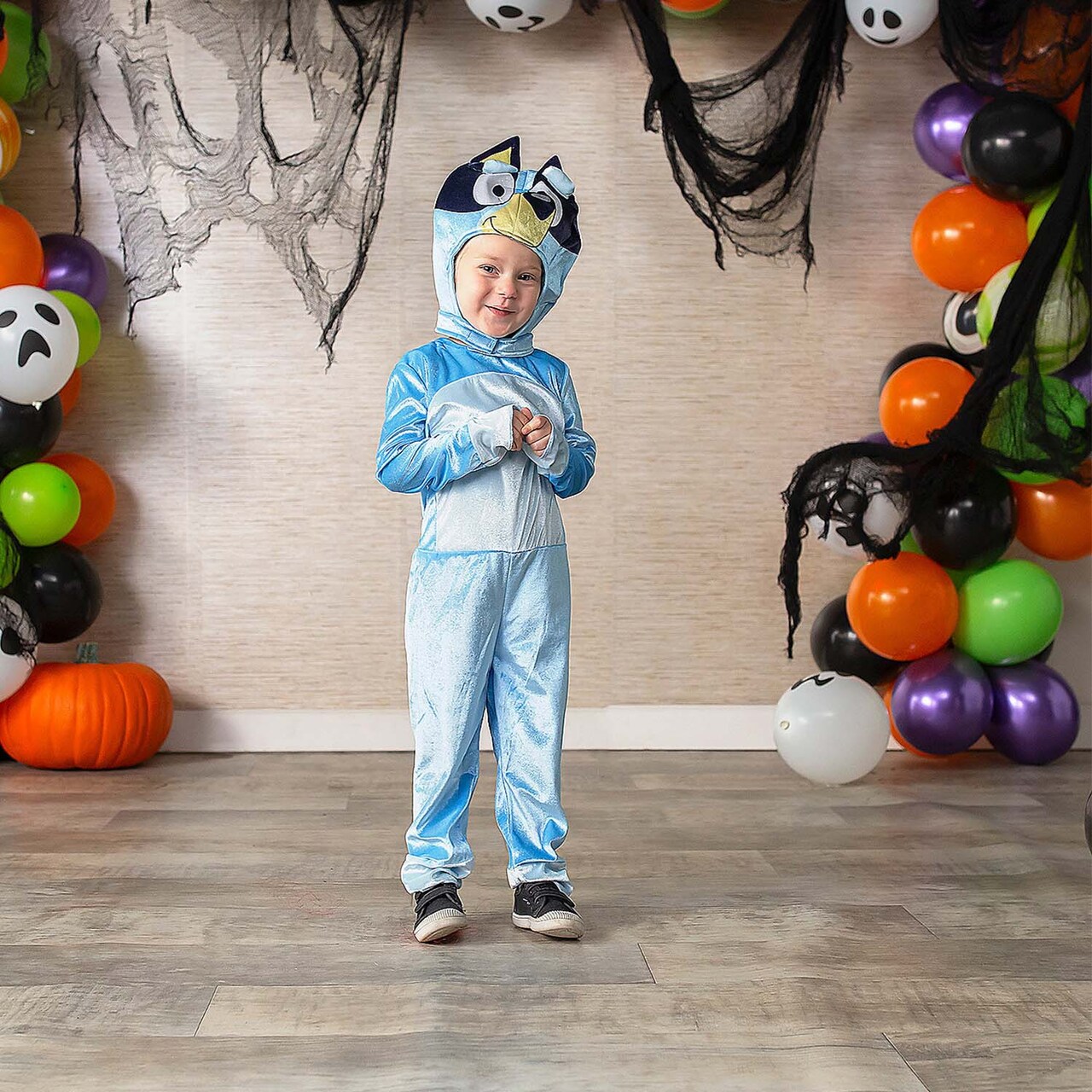 Bluey Classic Toddler Costume with Jumpsuit and Dog Headpiece